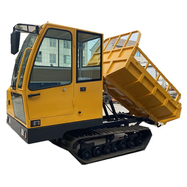 YUNNEI Engine 4102 Multi-fuction Agricultural 4ton Crawler Dumper Palm Oil Tractor