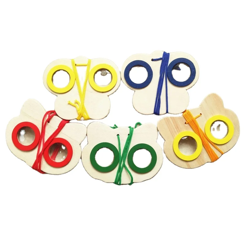 Log Magical Wooden Kids Sunglasses Kaleidoscope Toy