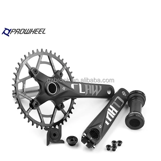 Кривошипы PROWHEEL 104BCD 175 мм, 170 мм, 44/46 т, Звездочка с нижним кронштейном, Кривошип для горного велосипеда