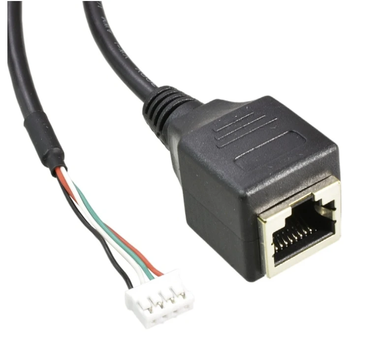 Industrial control motherboard pin wire PH2.0 1.25mm 1.5mm to RJ45 network bus adapter 4P terminal touch screen wire