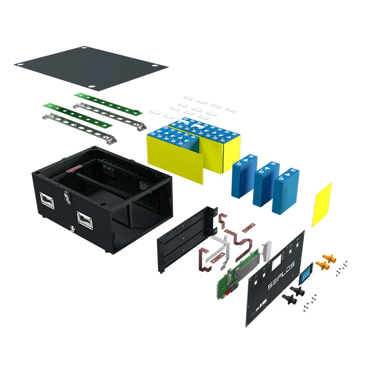 Seplos Saftey 48 В 230Ah LiFePO4 комплект аккумуляторных батарей DIY корпуса сборка без