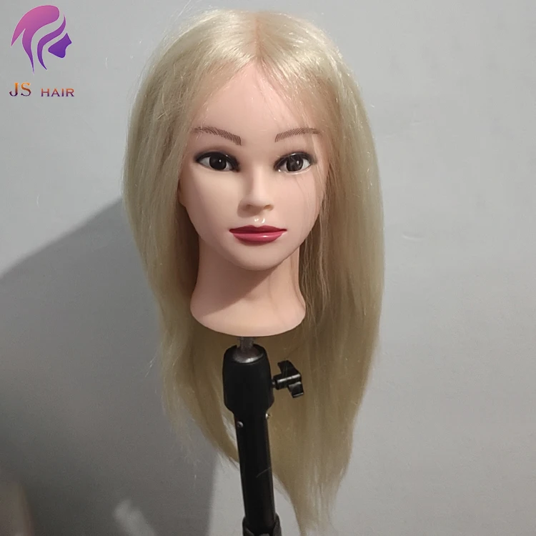 Factory Practice Hair Mannequin Head for sale, Manniquin With Hair doll Head Styling Human Hair Manikin
