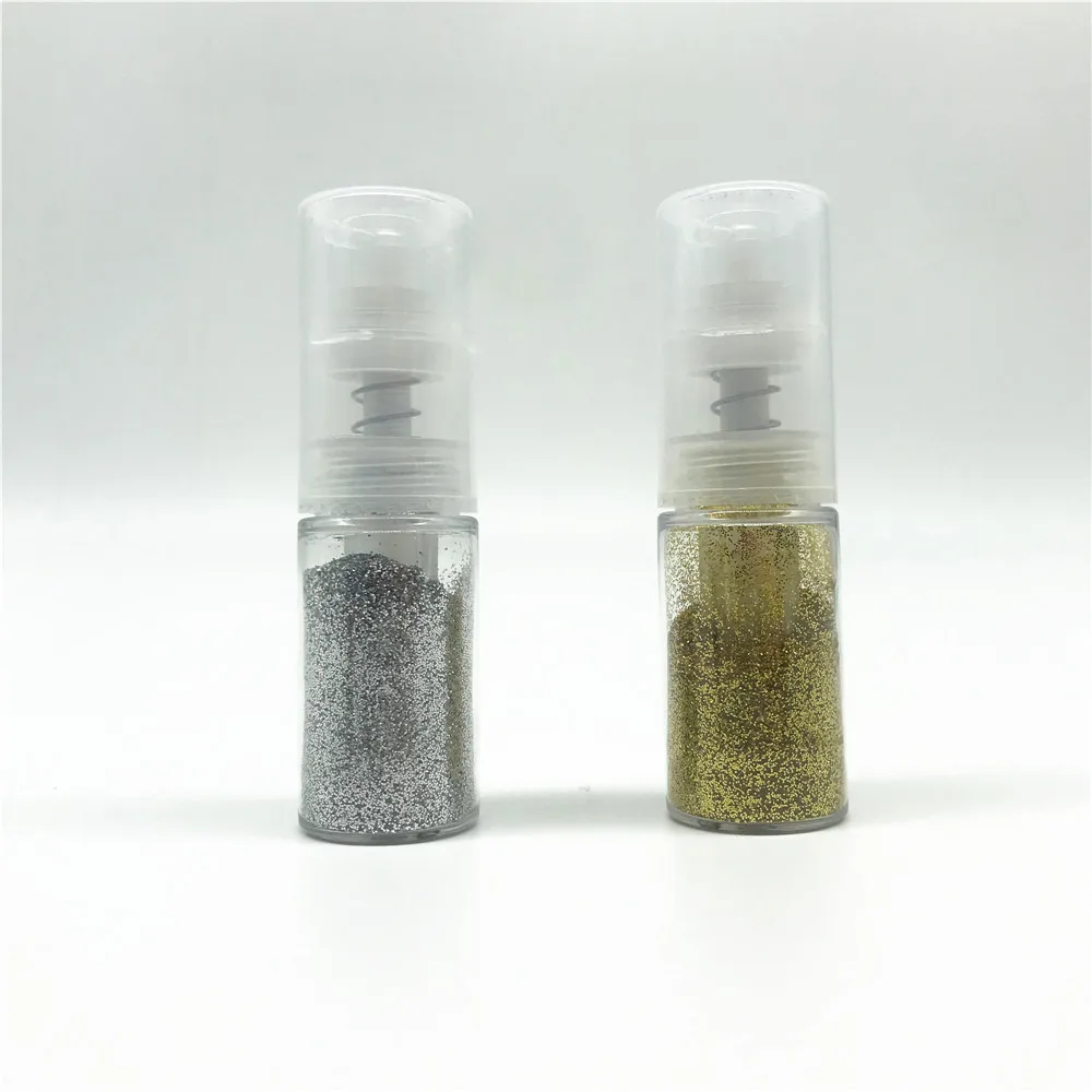 
14ml Plastic Empty Pump Push Glitter Dusting Powder Containers or Cake Decorating Company 
