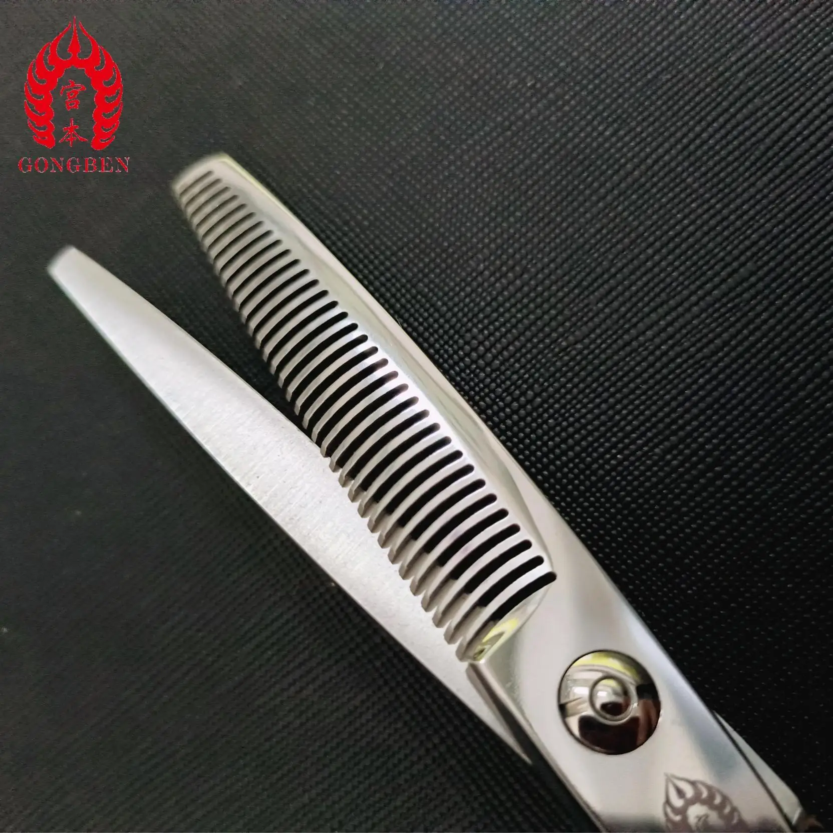 GONG BEN Hairdressing Barber Scissor Professional left hand 6inch Stainless Steel Salon Barber Cutting Hair Scissors For Men