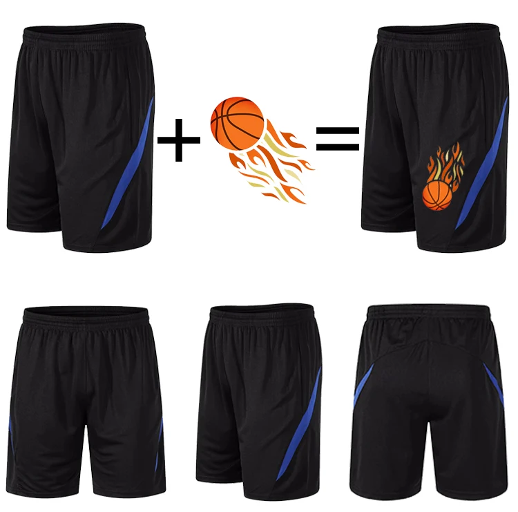 Hotsale streetwear jogger shorts blank custom logo printing&embroidery  for men mesh  tennis sports shorts  with drawstring