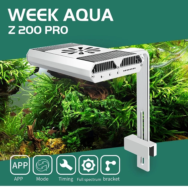  Аквариумный светодиодный светильник WEEK TANK 70 Вт RGB + UV полный спектр аквариумный aquascape для