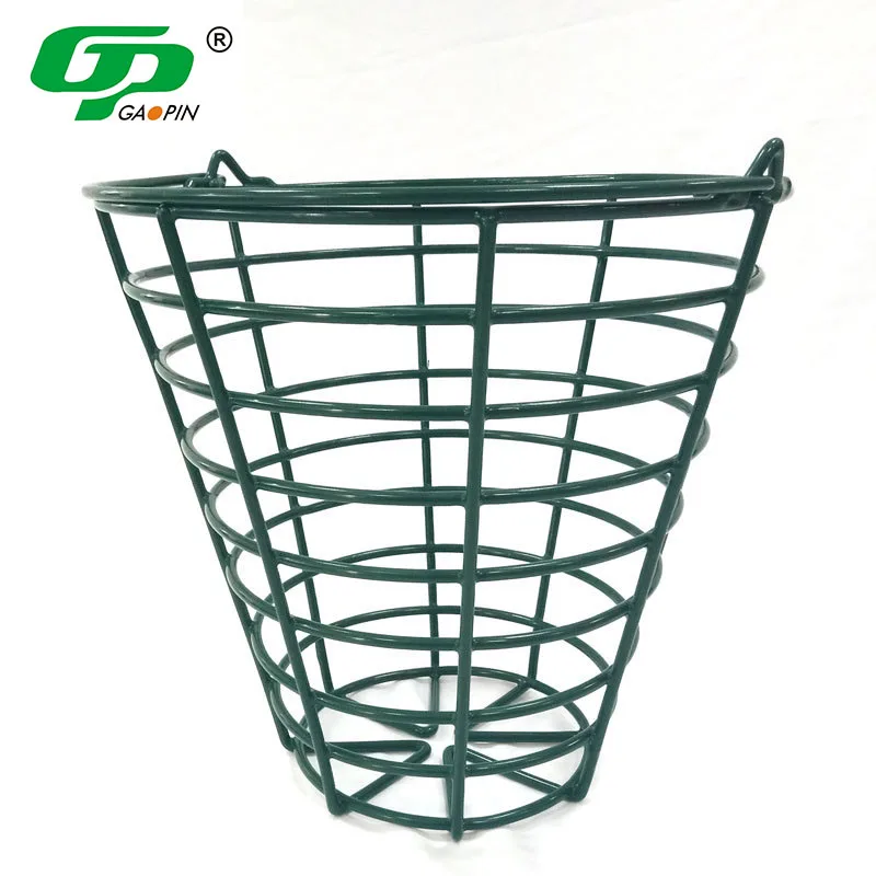 Wholesale Golf Ball Metal Range Basket Hold 50-100 Golf Balls Golf Balls Storage Container with Handle for Driving Range