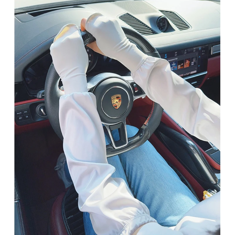 Arm Sun Sleeves UV Protection Cooling for Men Women Sunblock Cooler Protective Outdoor Sports Long Arm Cover Sleeves