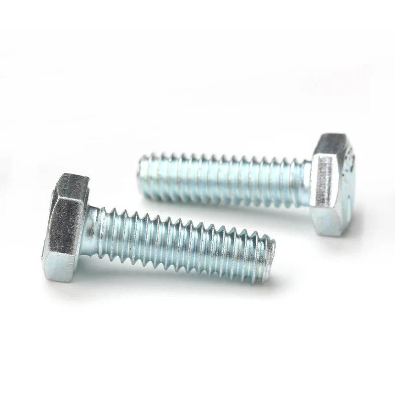 Bolts and Nuts Manufacturer Black Oxide Dacromet Geomet Zinc Carbon Steel Hexagon Head Bolts Hex Bolts