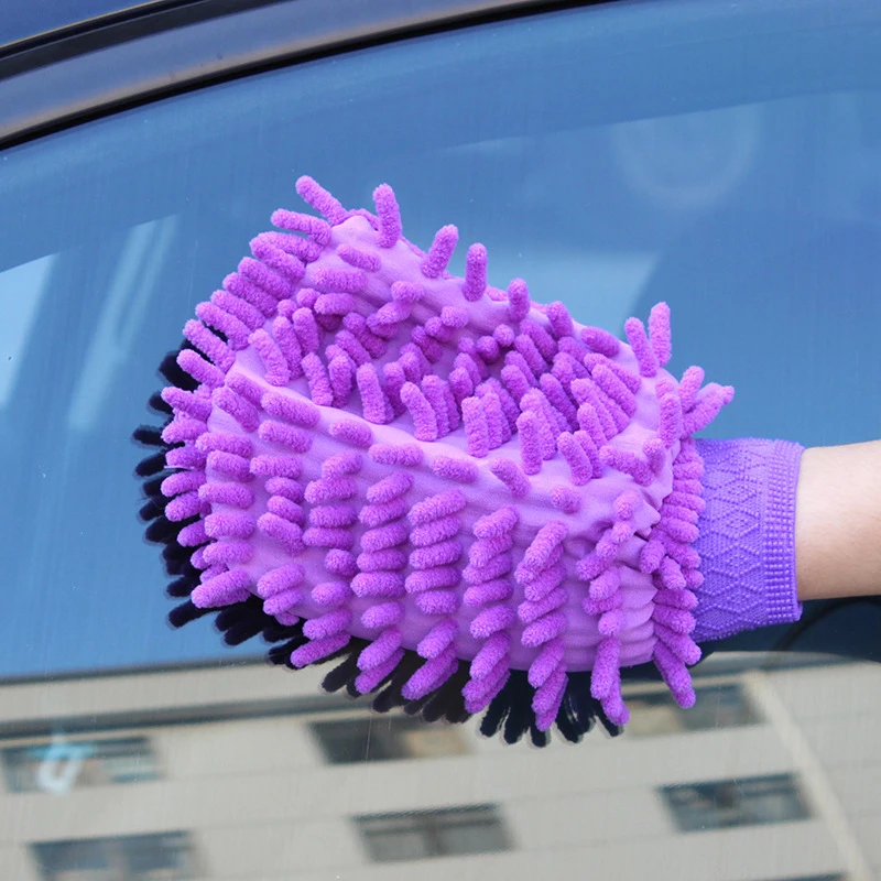 Super Absorbent Cleaning Glove Car Wash Microfibre Chenille