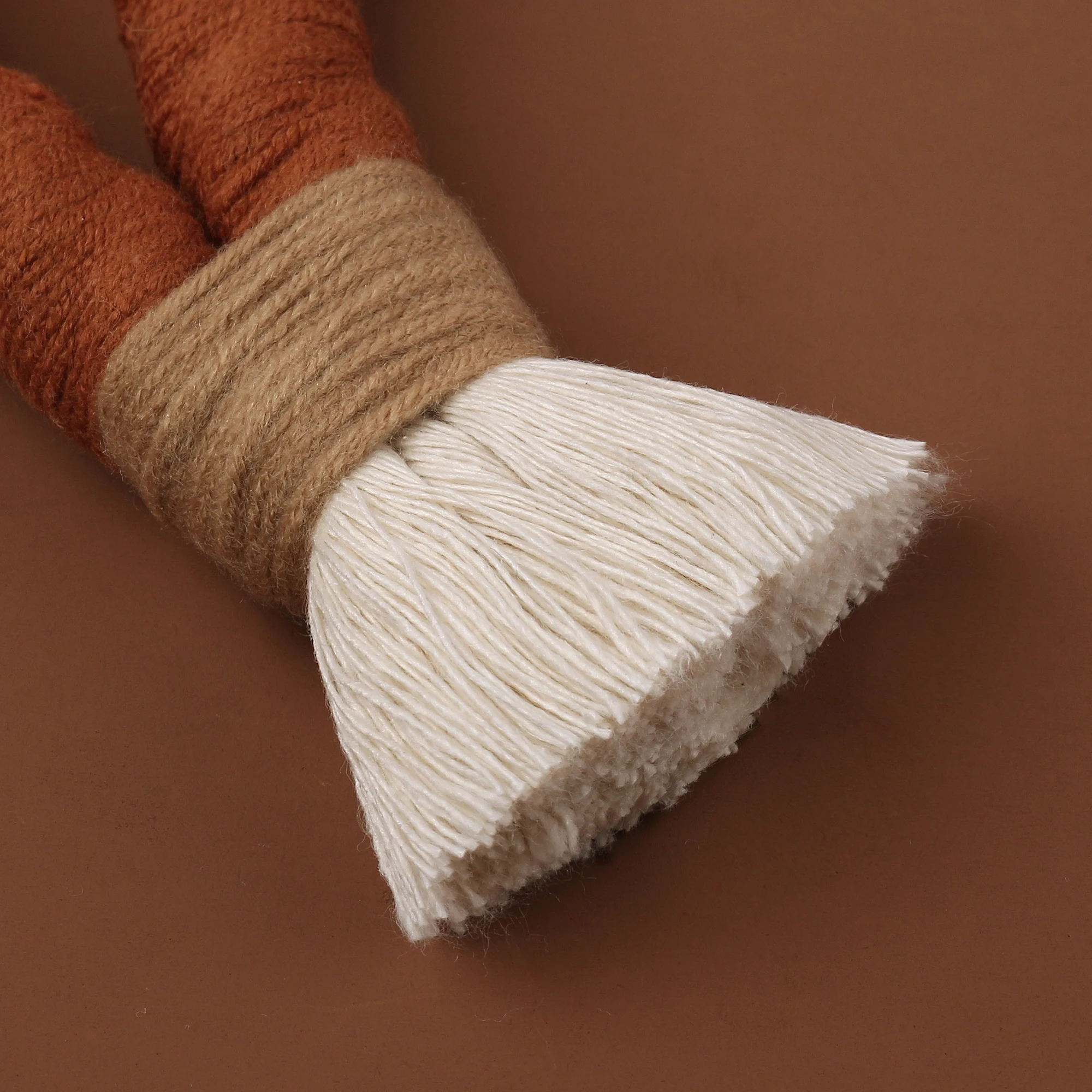 Haoyuan Boho Hot Sale Handmade Moon Wall Hanging Macrame Wall Hanging Baby Room Decor