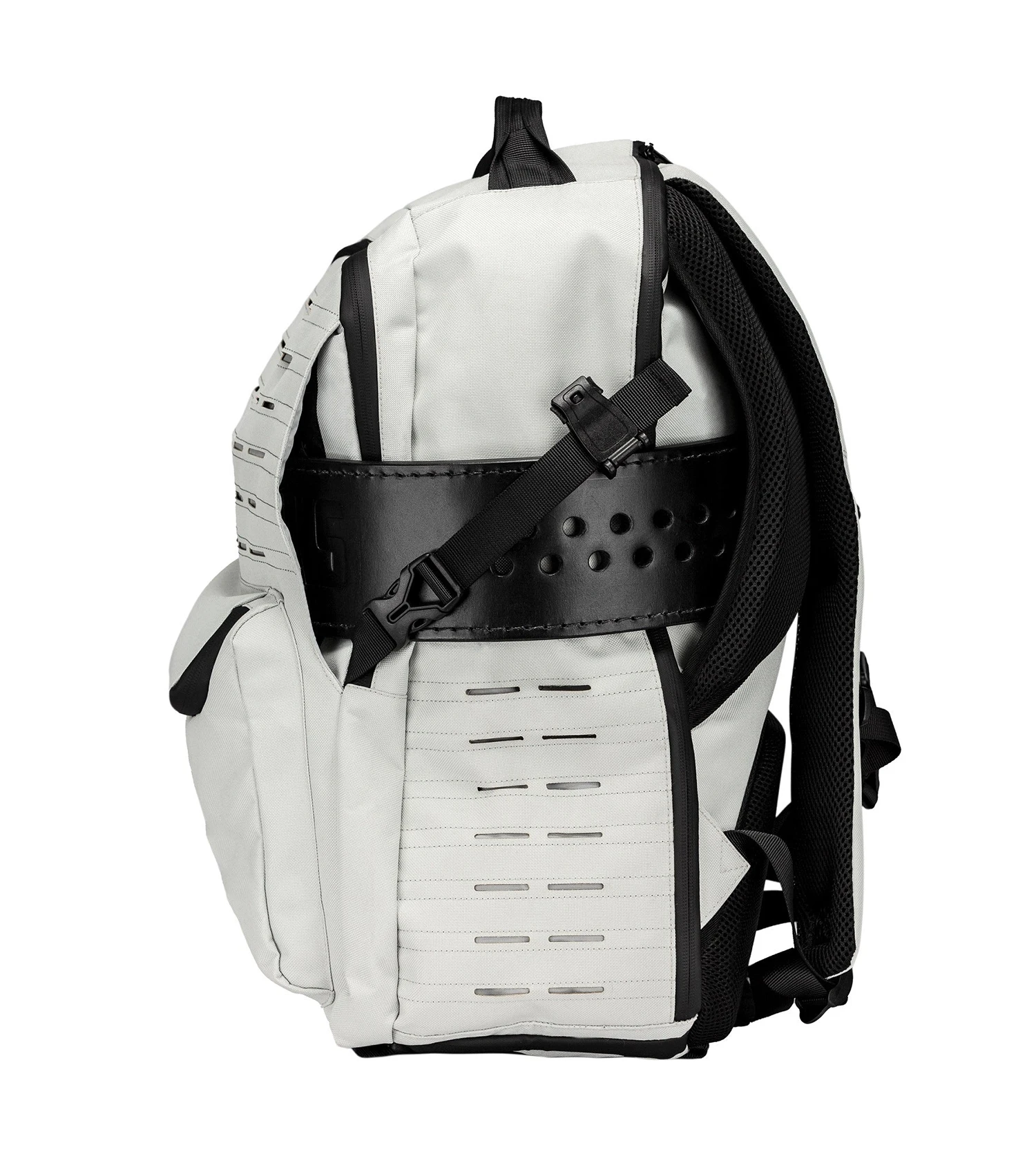 Wholesale 45lts tactical gym backpack 1000d polyester laser cut fitness sport backpack with usb charge gym bag
