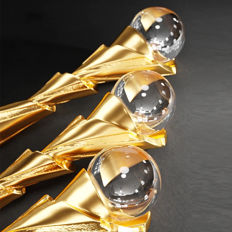 First Place custom resin trophies and awards hot selling crystal plastic trophy cup award trofeos design logo for your business