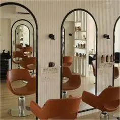 Большая мебель для парикмахерской со светодиодной подсветкой