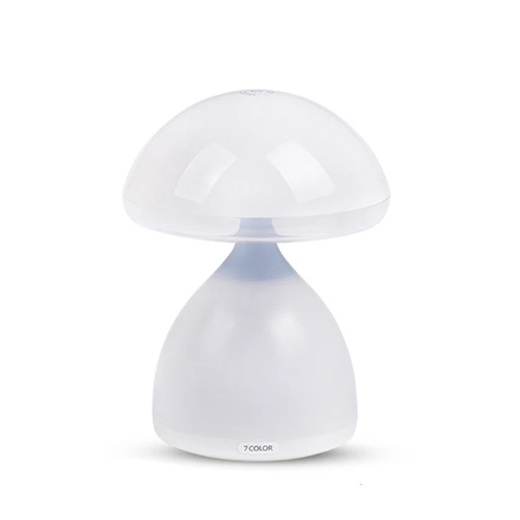 Multicolor Touch Bedside Lamp RGB LED Mushroom Night Light