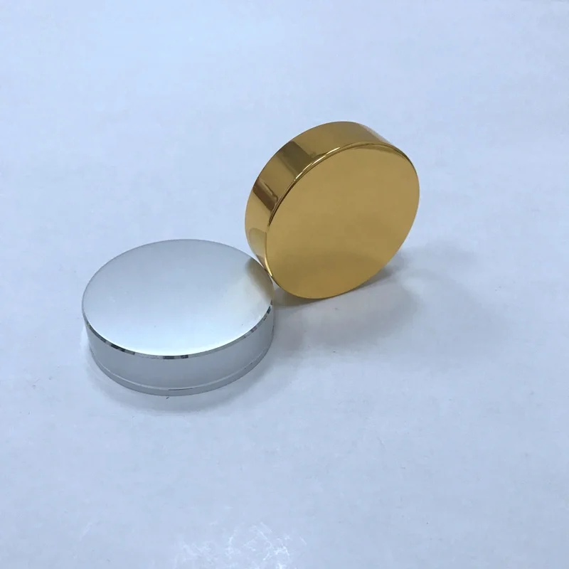 Shiny Silver 38mm Aluminum Plastic Jar Lid For Glass Jar