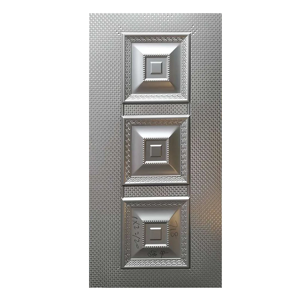 ABYAT Steel Door Skin Steel Panel Exterior Sheet Metal Stamping Punching Riveting Parts Electronic Hotel Door Plate