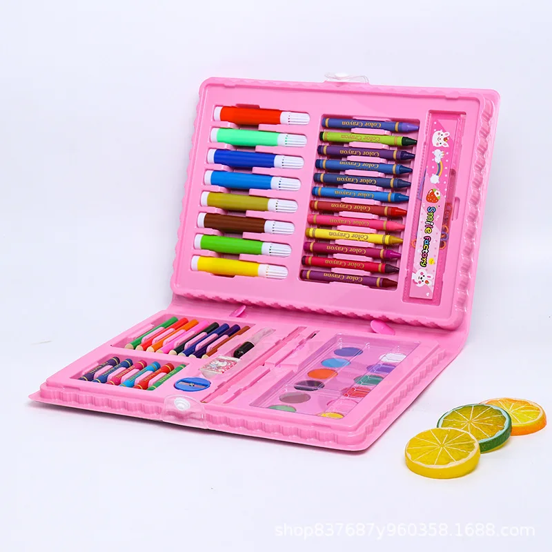 Drawing Art set, Painting Graffiti Paint Brush Set/208 pieces art drawing set with easel kit for kids