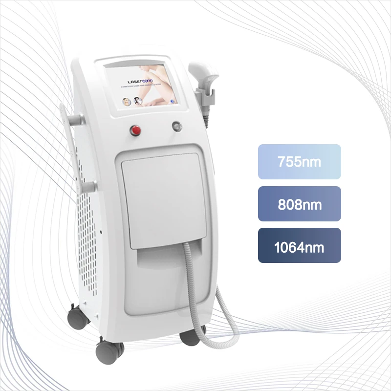 Blond Hair Trio Laser Hair Removal Instrument Woman Big spot 2000w triple wavelength 808nm diode laser epilation machine