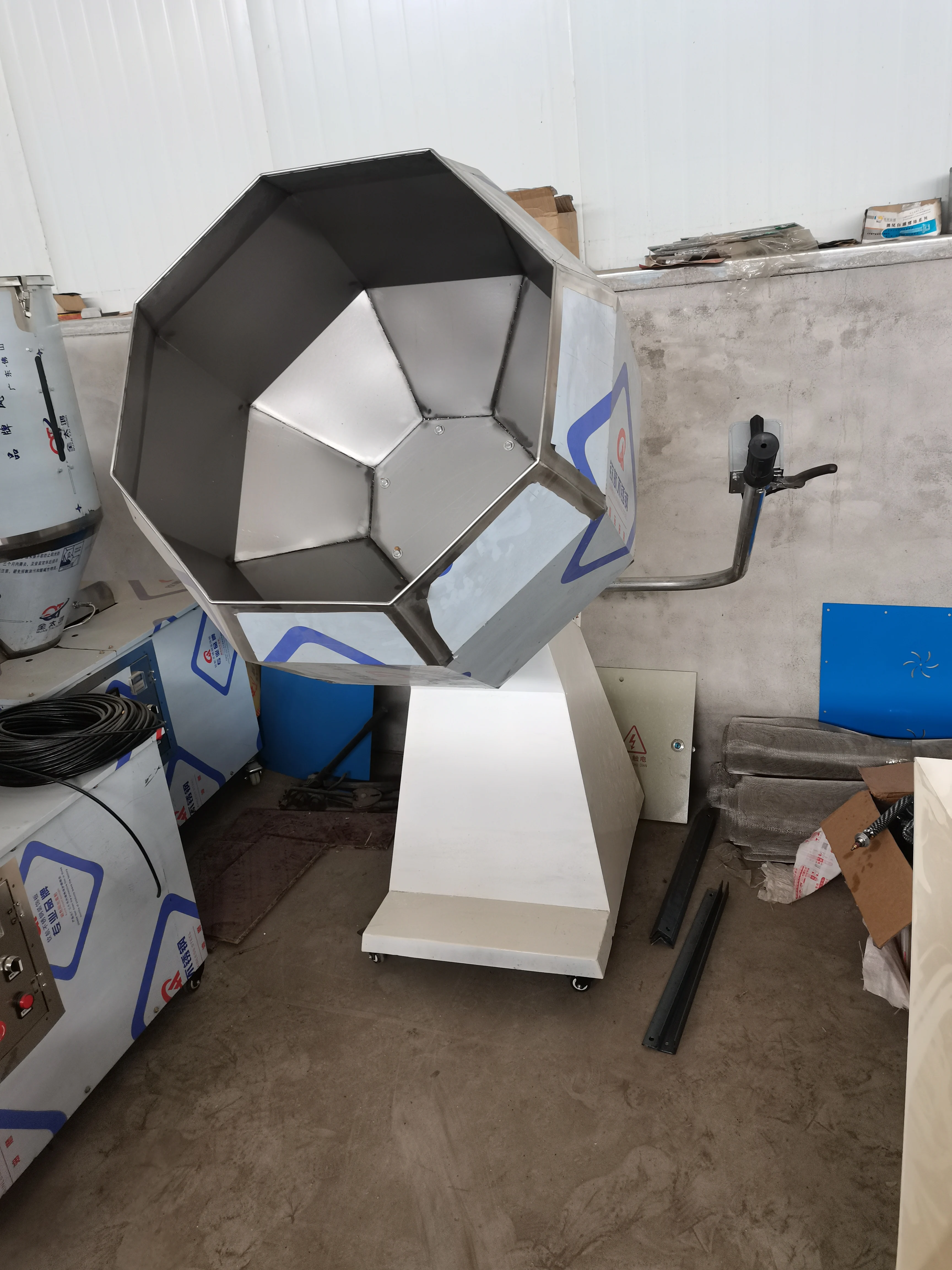 2023 New snack food seasoning flavoring powder peanut coating machines