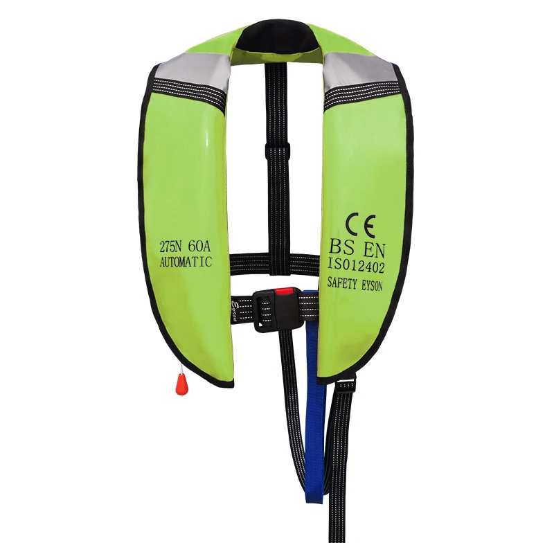 Eyson Пользовательский логотип Solas морской безопасности для взрослых CO2 автоматический надувной спасательный жилет PFD куртка