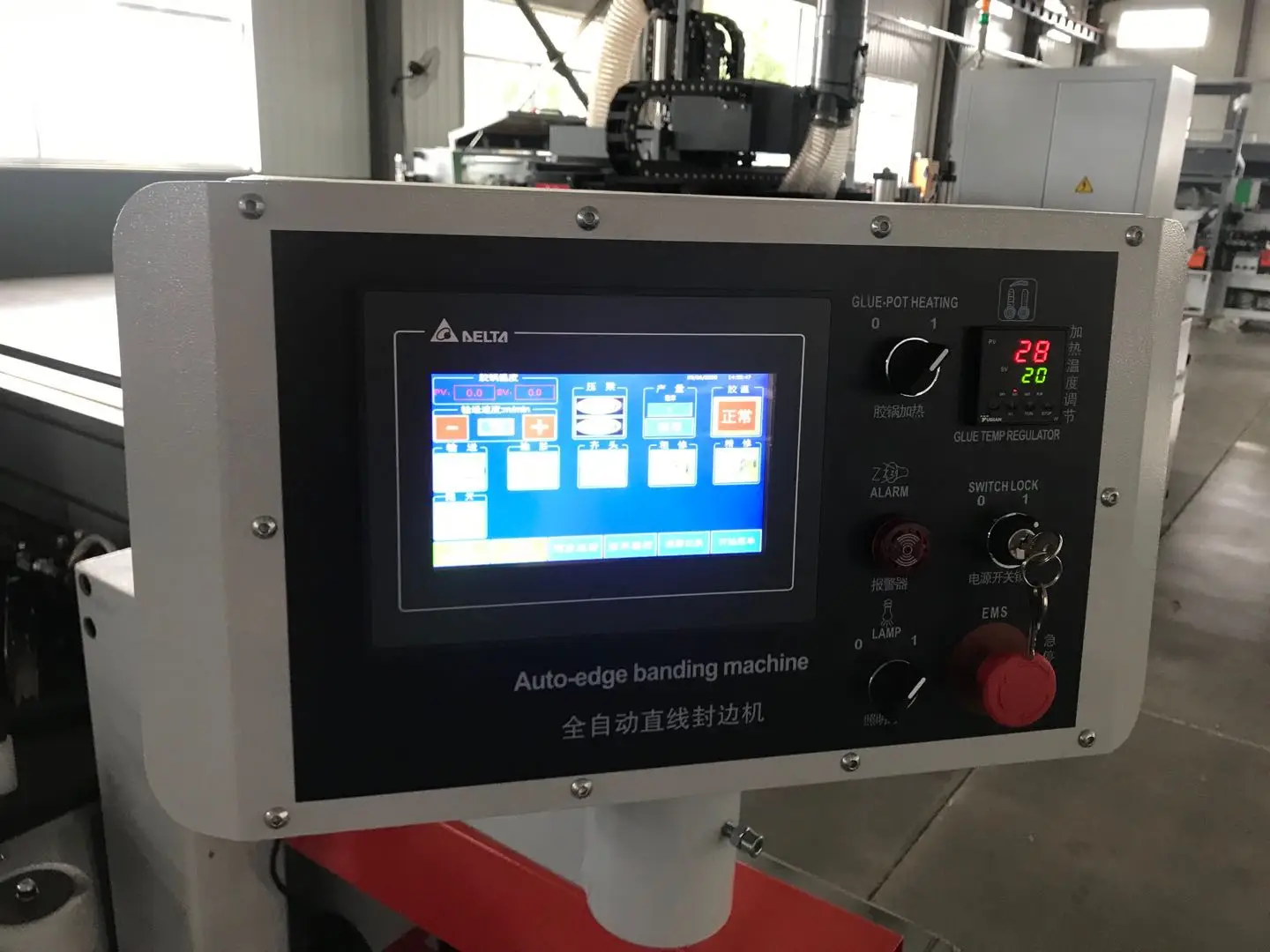 Automatic Edge banding woodworking Machine MFZ450K  premiling function