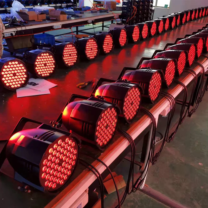 Factory Direct 24pcs Par 4 in1 Professional Stage Lighting Full Color Laser Light  Moving Head Bar KTV Effect LED Stage Lights