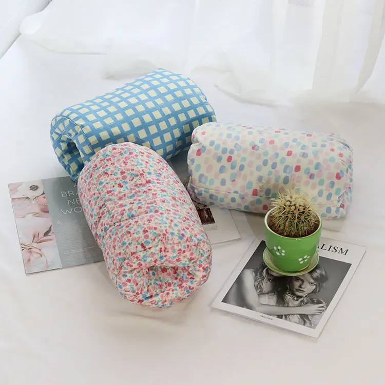 Comfort Neck Roll and Cervical Bolster Round Pillow Super Soft 100% Polyester Cooling 1 Piece Per Poly Bag within 7 Days Quilted