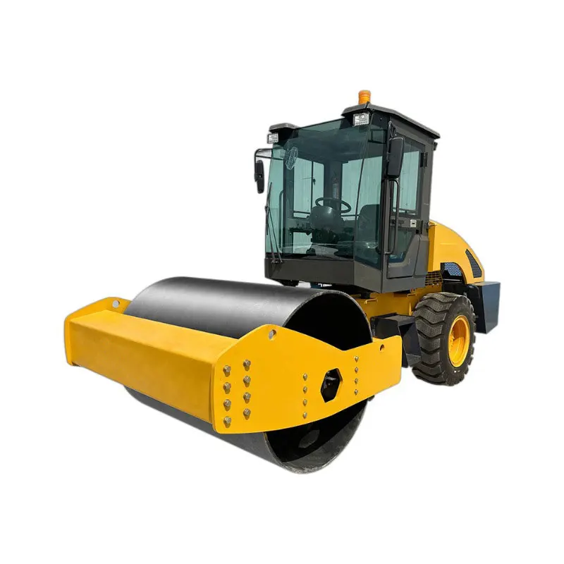 Small circuit crimping machine single steel wheel road groove compaction Fully hydraulic circuit press