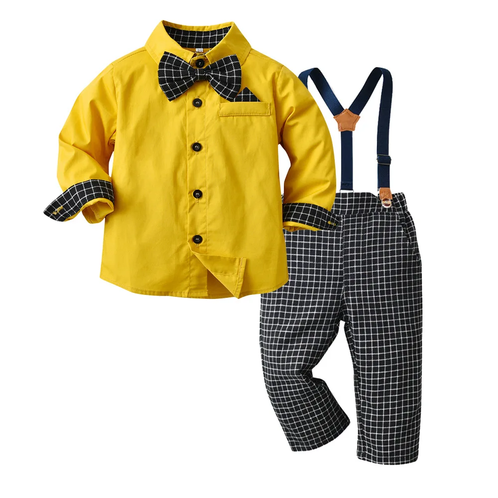 Toddler Children Party Clothes Boy Formal Suit Baby Boy Clothes 3pcs Boutique Wedding Formal Suits for Kids Boy Clothing Sets