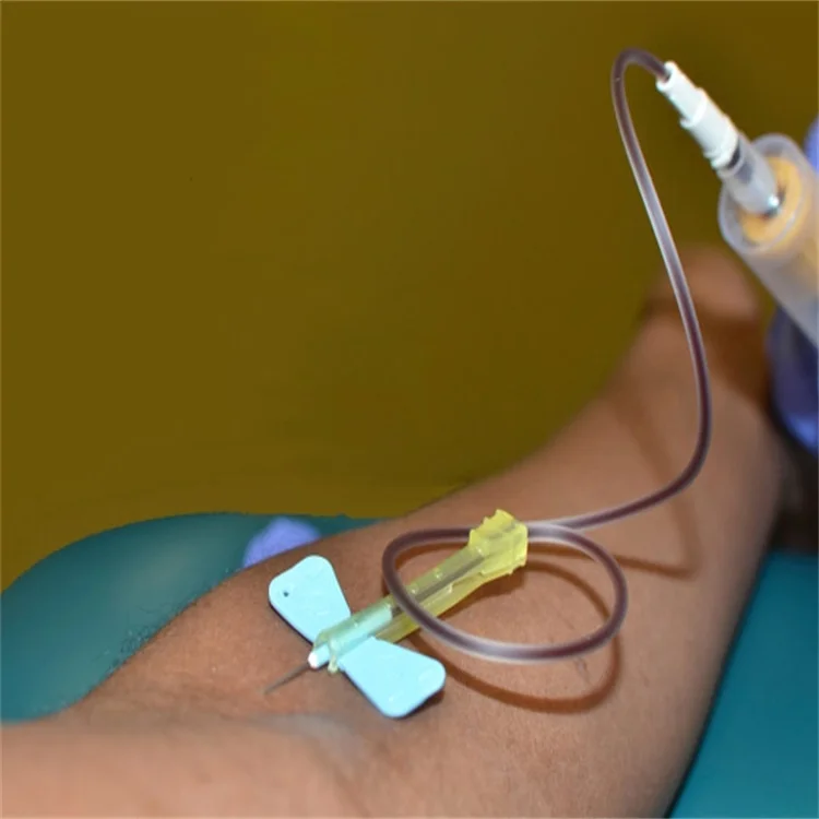 Безопасный Набор для сбора крови с держателем игла Safetyglide