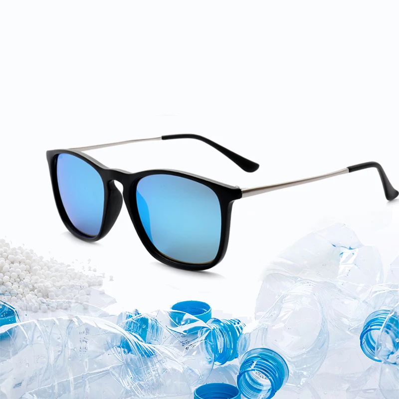 Sunborry Vintage Retro Custom Eco Friendly Biodegradable Recycled RPC Manufactures UV400 Polarized Sunglasses Men Women