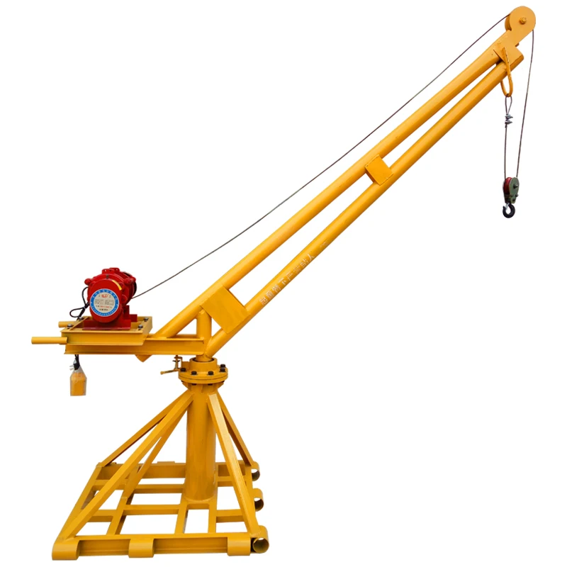 Crane Use For Van 2ton Mobile Engine Lifter High Quality Portable Pickup Mounted Mini Truck Cranes With Cable Winch