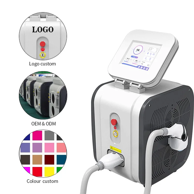 Wireless convenient operation 808nm diode laser hair removal for all colour skin type