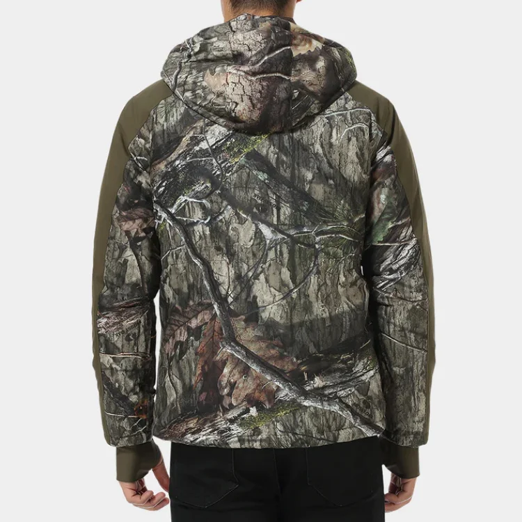 Outdoor Men Heated Jacket Equipped With a USB Charging Port