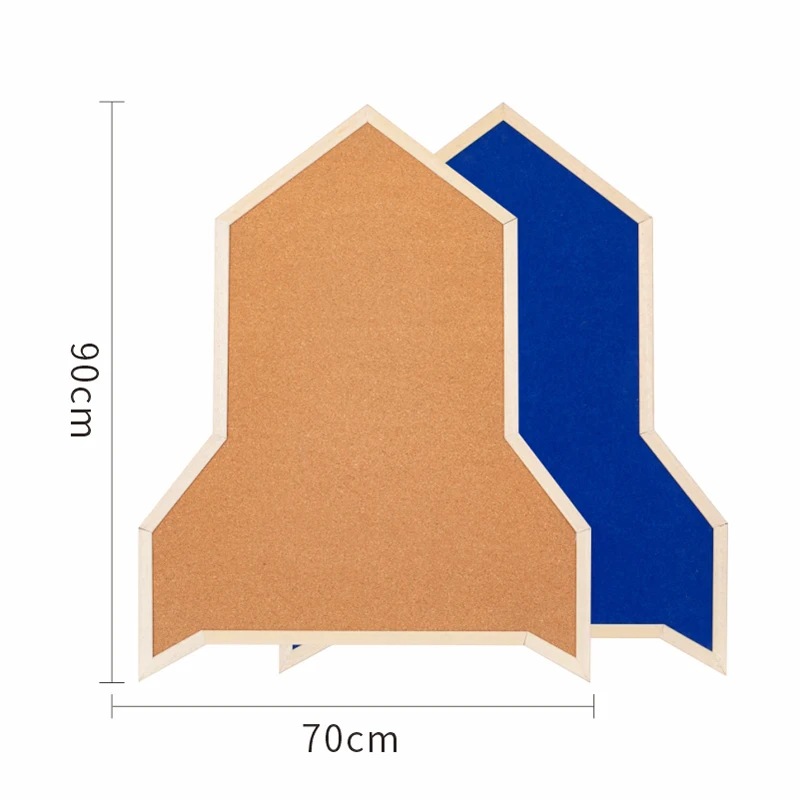Creative rocket shape cork board wall board kindergarten  wall stickers household photo wall board