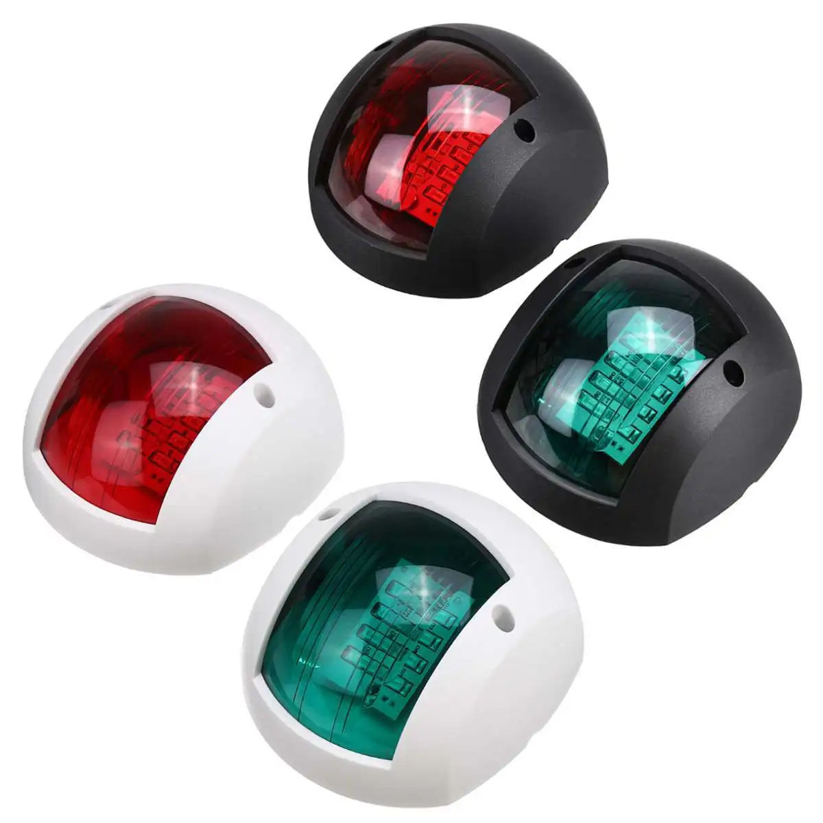 LED Navigation Lights Marine Boat Yacht Signal Lamp Pontoon Port Starboard Marine Side Light KD023