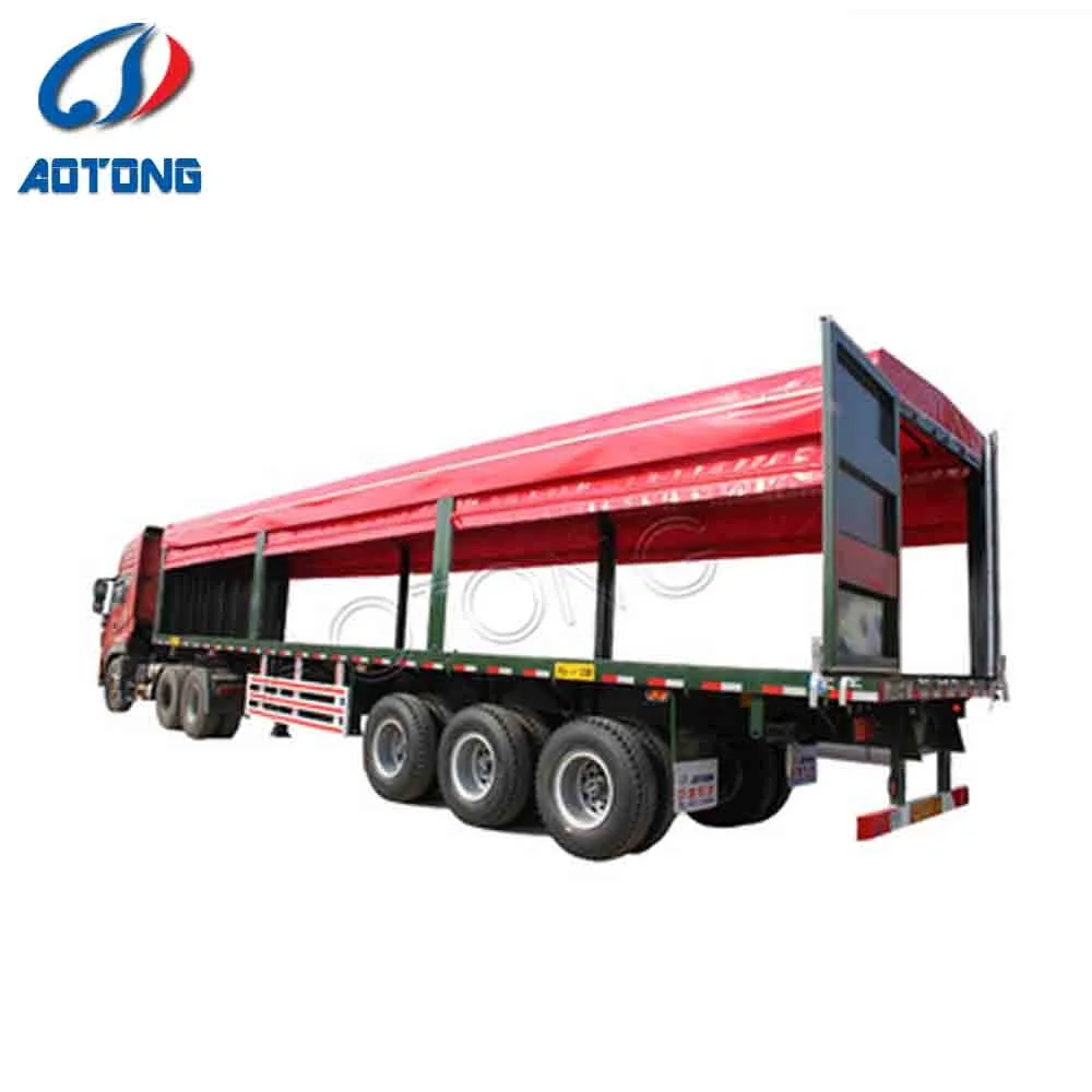 NEW Design 40 tons Curtain Sider Cargo Trailer/ Curtain Van Type Semitrailer/ Curtain Semi Trailer
