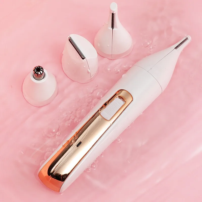 4 in 1 electric nose hair trimmer ear nose hair cut machine