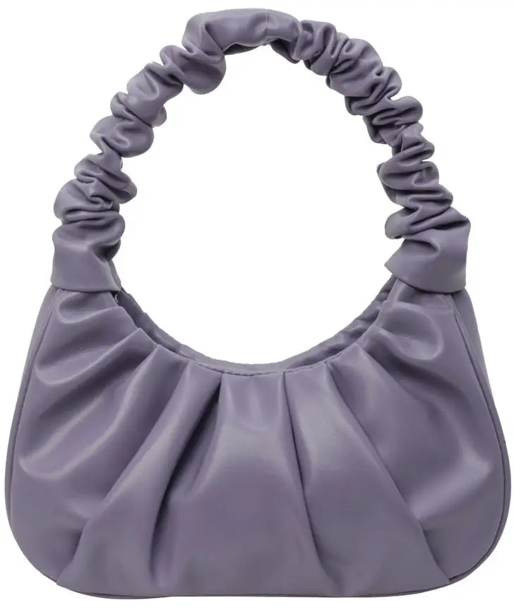2024 New Texture Niche Design Cloud Bag Soft Leather Handbag Armpit Pleated Handbag for Women