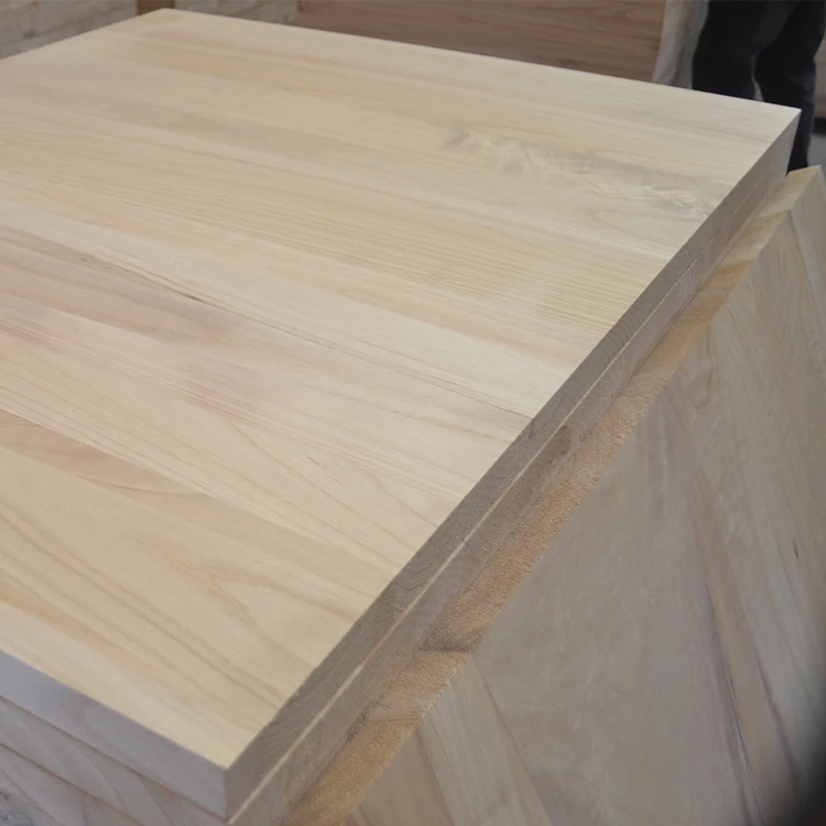 Lumber Paulownia the natural pattern is particularly good solid wood board