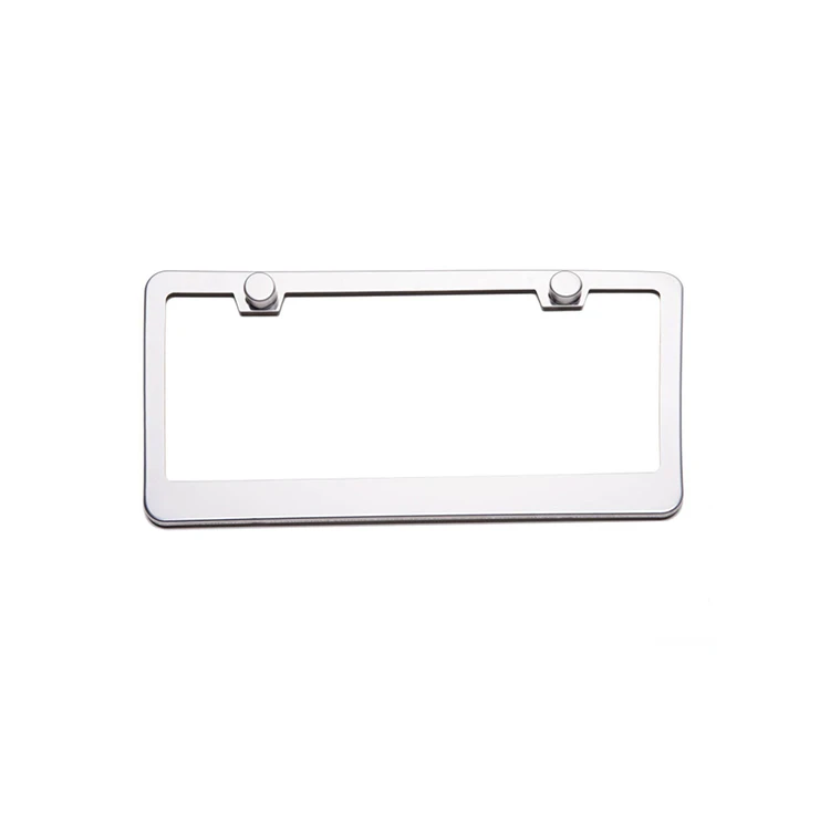 Factory Wholesale Metal Car Number License Plate Frame Invisible Car Number Plates For Auto Decoration
