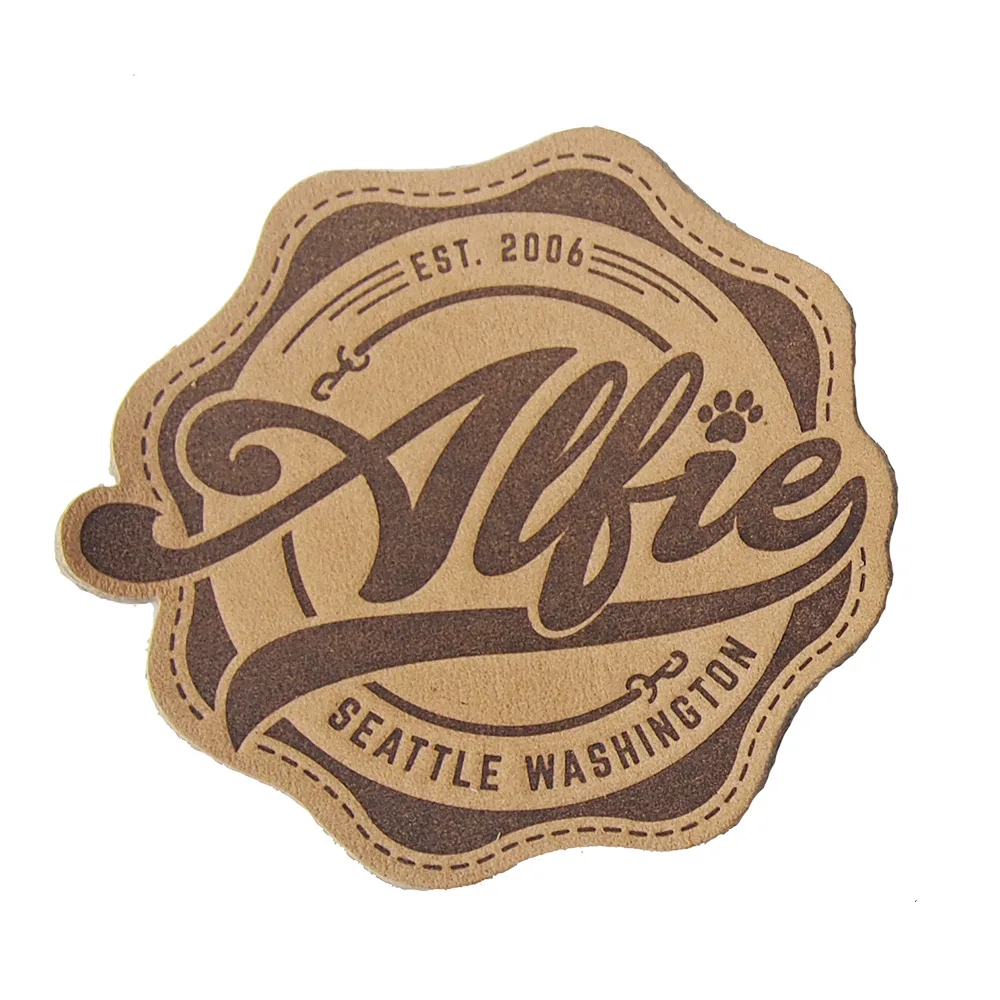 Wholesale Popular Rivet Leather Patches for Clothing