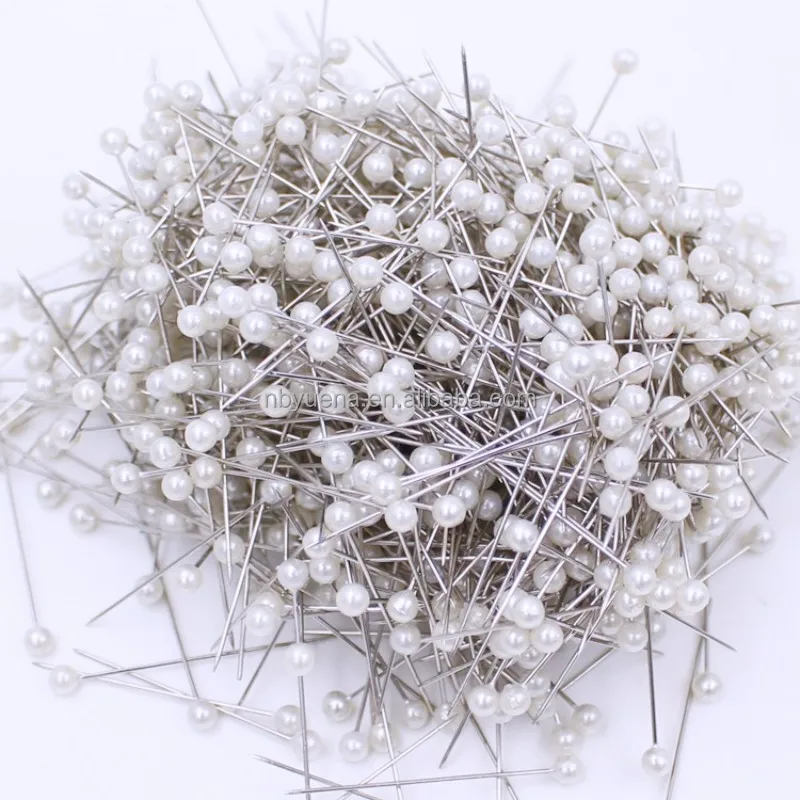 ANA mom Silver Pearl Head Pins Sewing Accessories Dressmaking Pearl Marker Pin