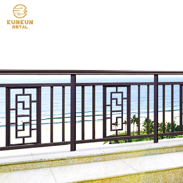 Factory price powder coated aluminum fence and clearspan balustrade railing