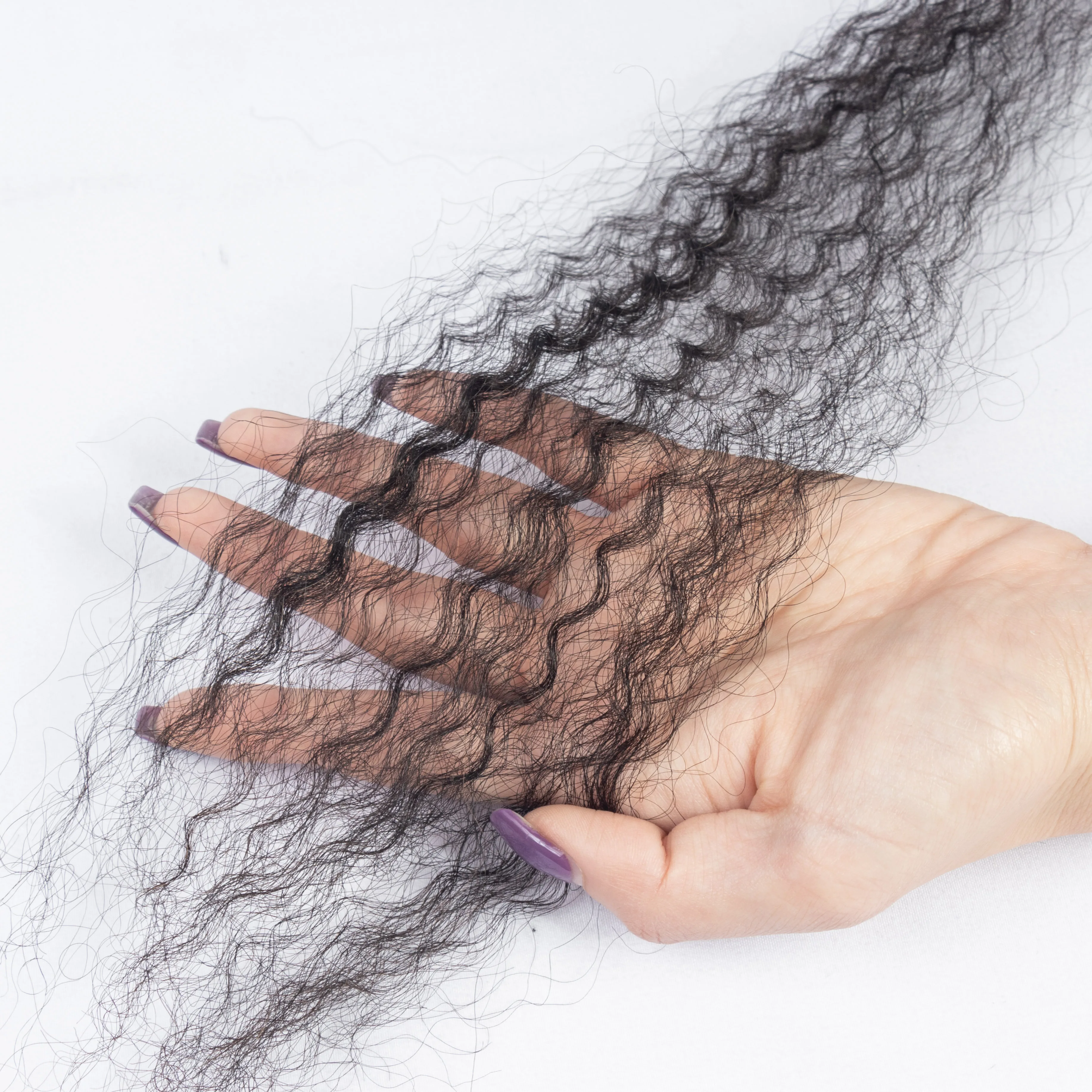 Wholesale Price Unprocessed 100%  Human Hair Afro Kinky Bulk Human Hair For Dreadlocks