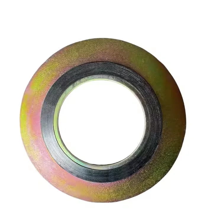 Industrial Spiral Wound Gasket with Inner and Outer Reinforced Ring Stainless Steel Expanded PTFE M5 M10 Seal