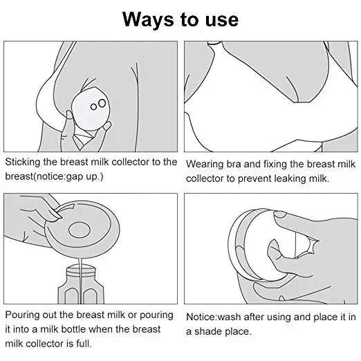 Mother Care Breastfeeding Silicone Breast Shells/Milk Collection Shells/Breastmilk Saver Cups