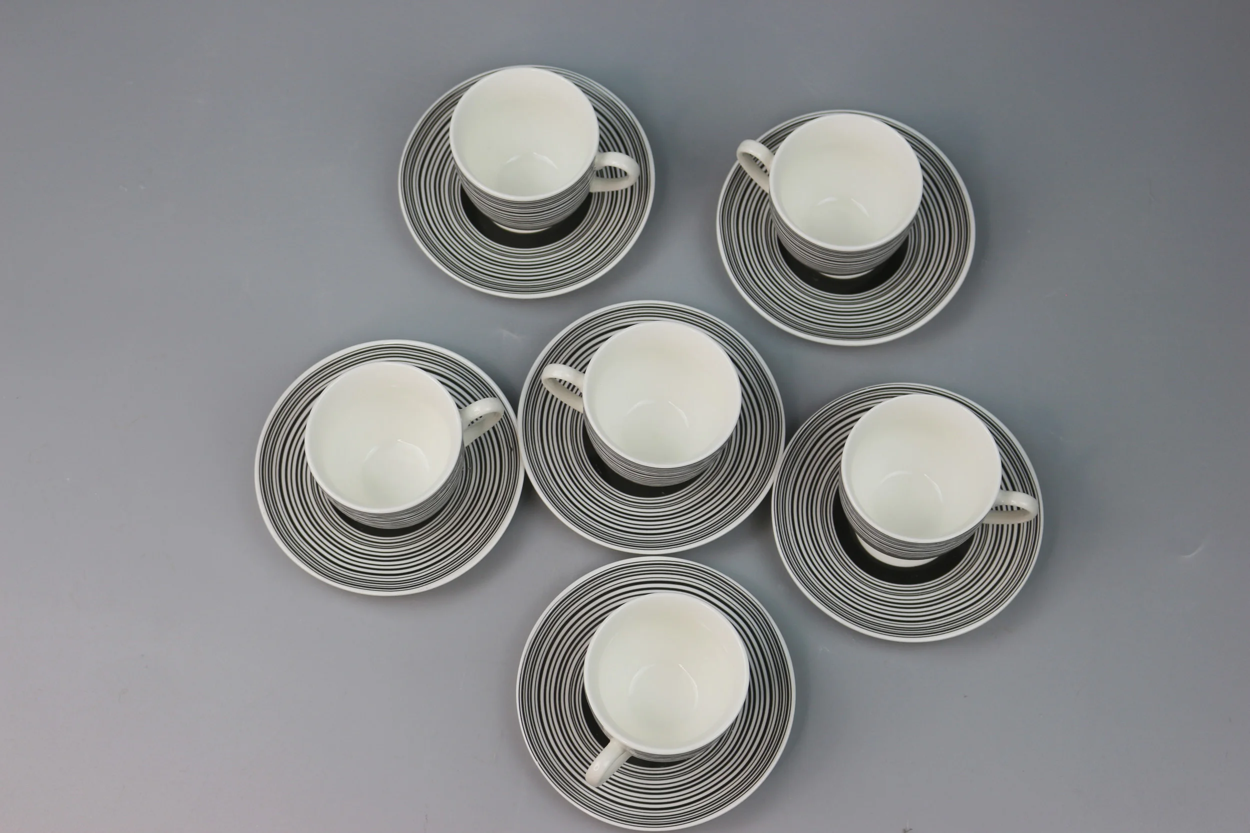 hot selling Decal Coffee Espresso Ceramic Cup And Saucer turkish cup and saucer