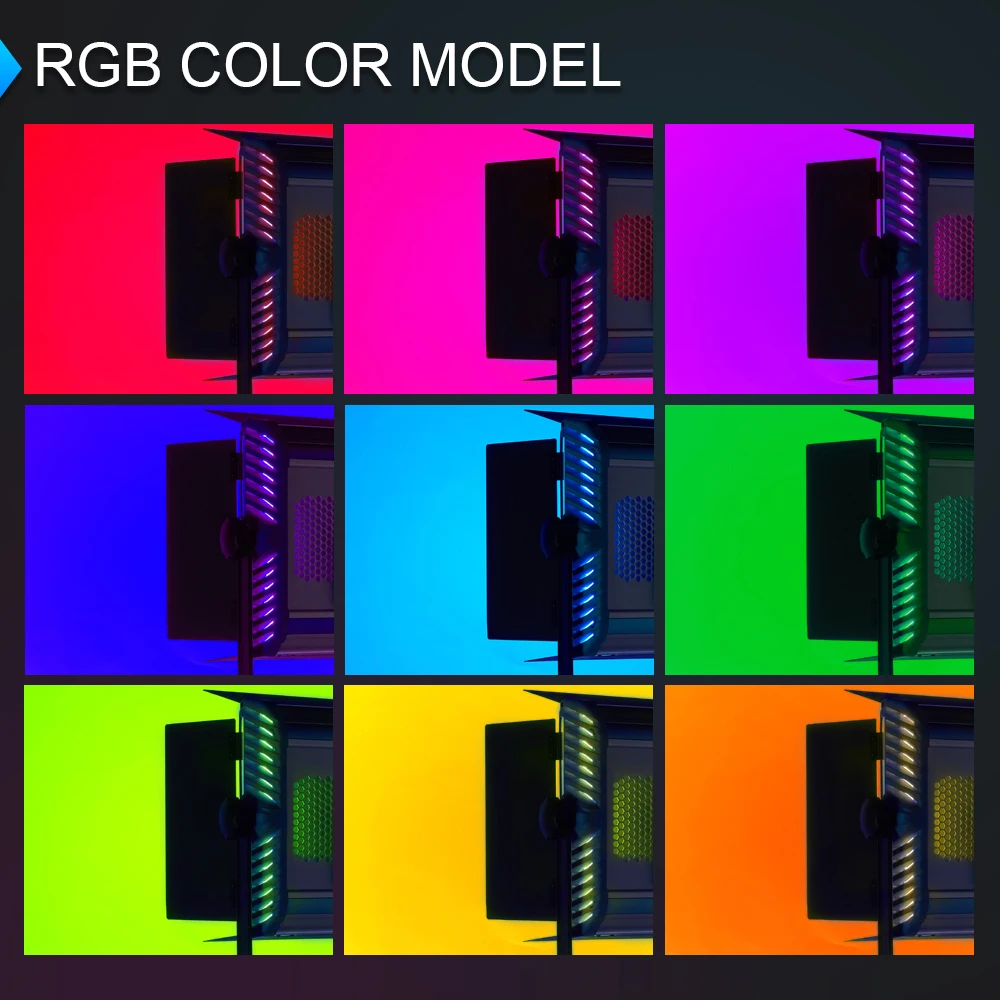  A-2200C Профессиональный rgb Светодиодное фотографическое освещение для освещения видеосъемки 2800-9990K цветной